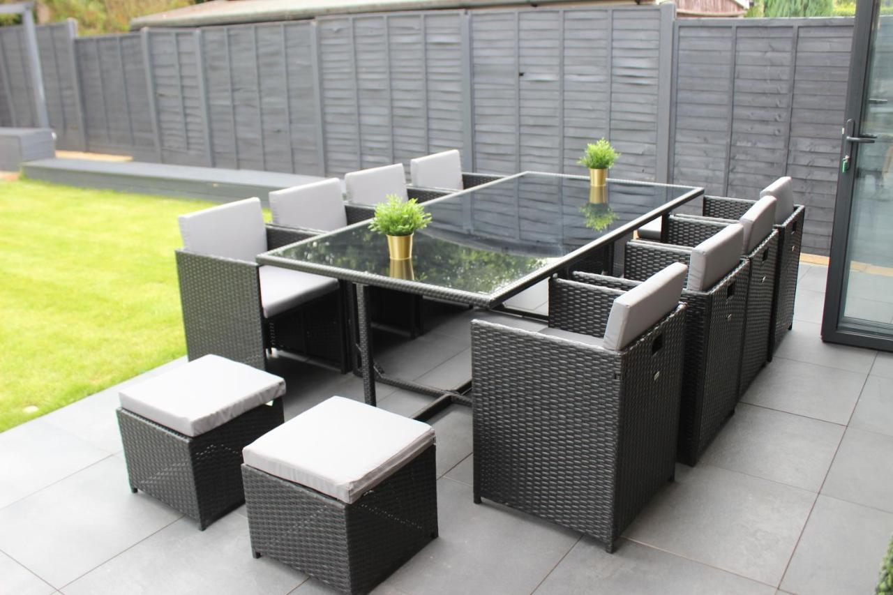 Modern Spacious House - Sleeps 16, Free Parking, Sun Terrace Nuneaton Exterior foto