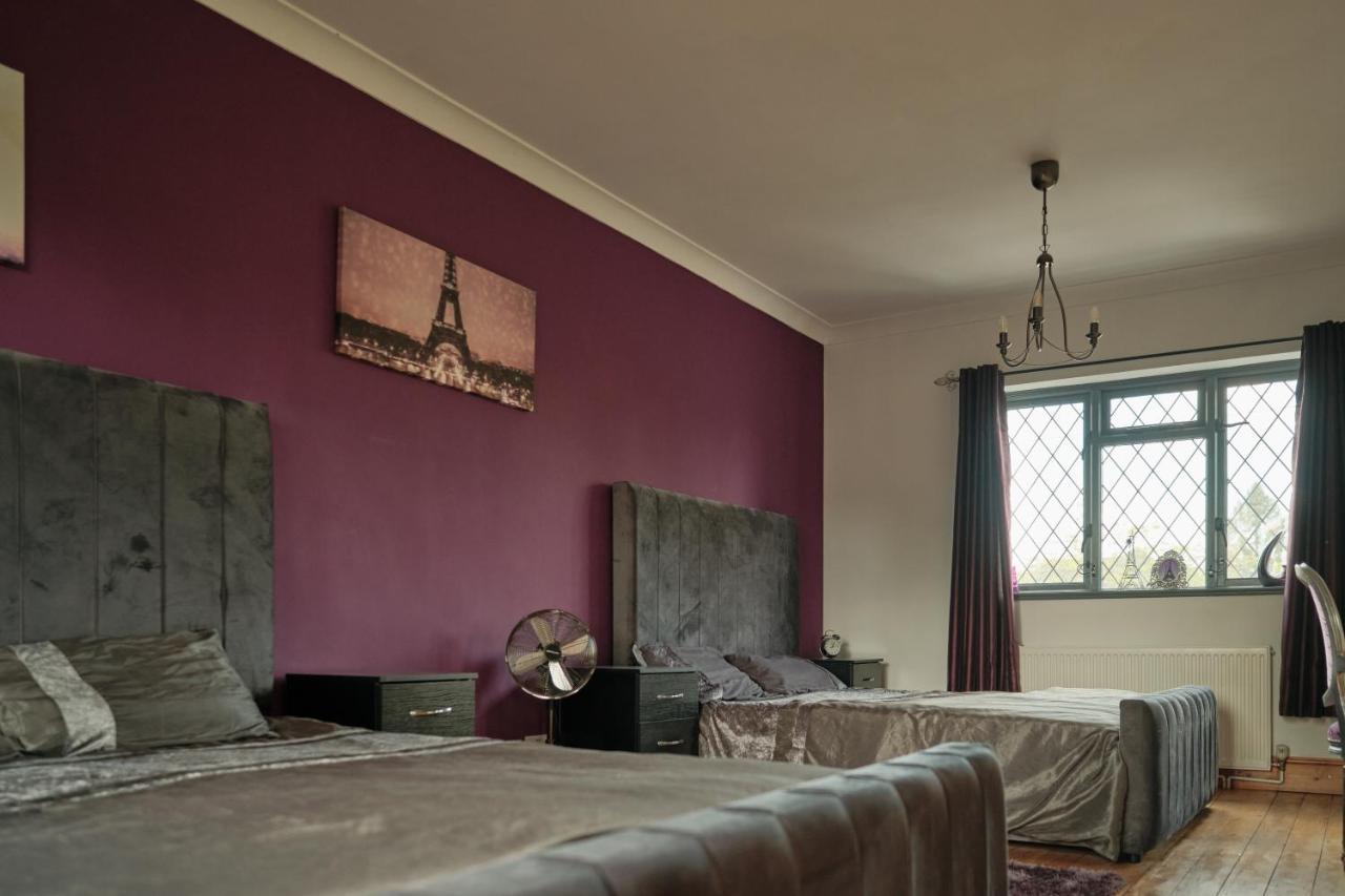 Modern Spacious House - Sleeps 16, Free Parking, Sun Terrace Nuneaton Exterior foto